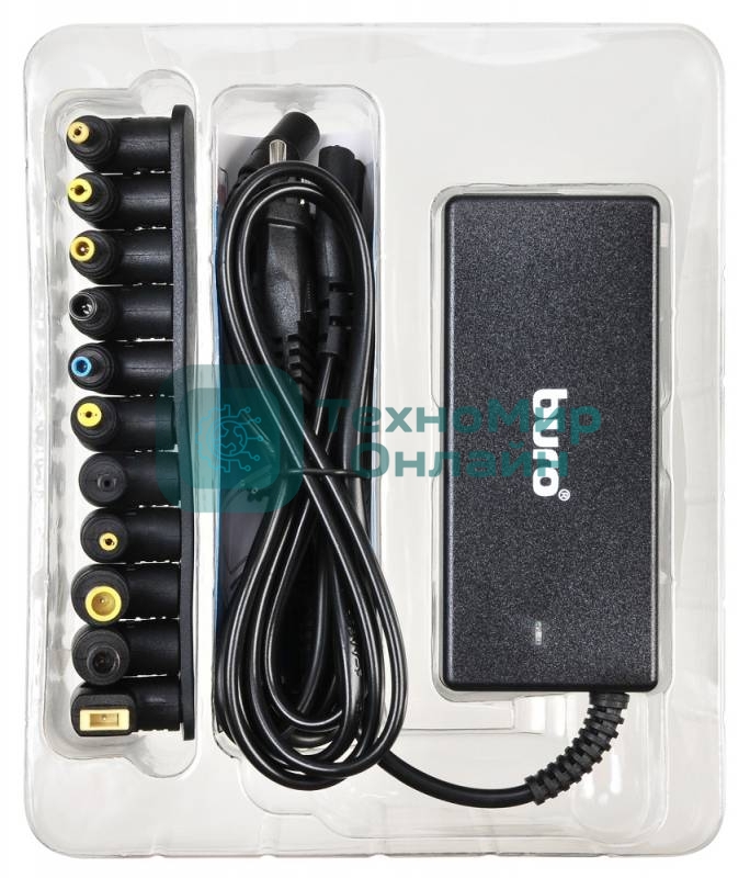 Блок питания Buro автоматический 65W 12V-20V 11-connectors 4A от бытовой электросети LED индикатор