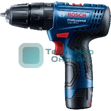 Дрель-шуруповерт Bosch GSB 120 Li, 12 В, 2 Ач, 30 Нм, щеточный