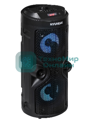 Минисистема Hyundai H-MC150 черный 50Вт/FM/USB/BT/SD/MMC