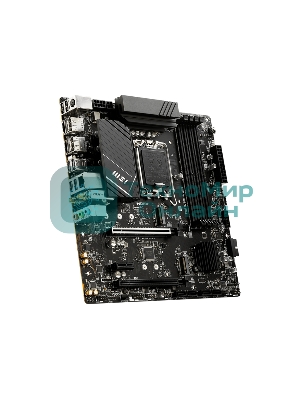 Материнская плата MSI PRO B760M-A WIFI, LGA 1700, Intel B760, 4xDDR5, 4xSATA, 2xM.2, 1xPCI-E 4.0 x16, 1xPCI-E 4.0 x4, 2xHDMI, 2xDP, 1x2.5Gb LAN, 2xUSB-A 2.0, 2xUSB 3.2 Gen 1, 2xUSB 3.2 Gen 2, 3x3.5 мм, 7.1, Micro-ATX