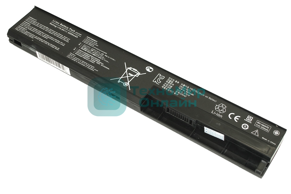 Аккумуляторная батарея для ноутбука Asus X401 (A32-X401) 5200mAh OEM черный