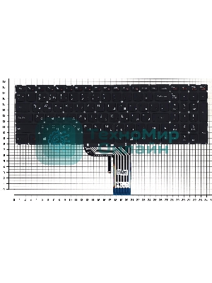 Клавиатура для ноутбука Lenovo IdeaPad 700 700-17ISK черная без рамки с подсветкой