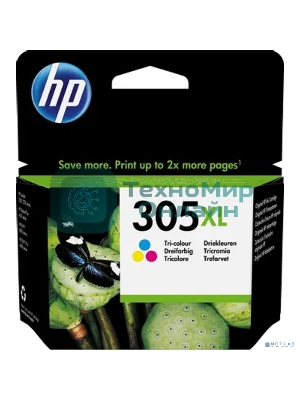 Картридж струйный HP 305XL 3YM63AE многоцветный (200 стр.) для HP DJ 2320/2710/2720