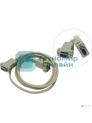 Кабель нуль-модемный ExeGate EX284952RUS RS-232 ExeGate EX-CC-134-1.8 (DB9F/DB9F, 1,8м)