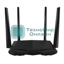 Маршрутизатор Tenda AC6 AC1200 Двухдиапазонный, Wi-Fi маршрутизатор, 4*5 дБи внешние антенны