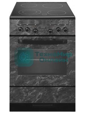 Плита электрическая Gefest ЭП Н Д 6560-03 0053 черный, конфорок 4 шт, духовка 55 л, 60 см x 85 см x 60 см