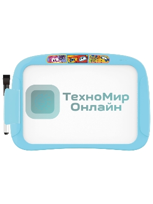 Доска магнитно-маркерная Deli EH50002 Super Wings магнитно-маркерная, лак, синий 20.5x28.6см пластик рама