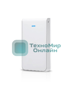 Точка доступаUbiquiti UAP-IW-HD UniFi AP In-Wall HD Точка доступа 2.4+5 ГГц, ac Wave2, 4х4 MU-MIMO, 5х 1G RJ45, 802.3at/af