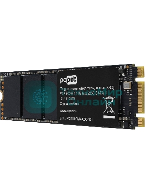 Накопитель SSD PC PET PCPS001T1, 1Tb, SATA, M.2 2280, R/W 500/450