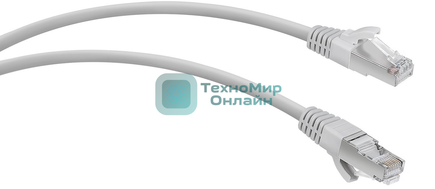 Патч-корд WRline WR-PC-RJ45-FTP-5E-7-GY F/UTP общий экран RJ-45 вил.-вилка RJ-45 cat.5e 7м серый LSZH (уп.:1шт)