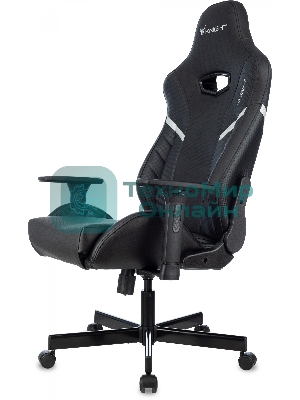 Кресло Knight Thunder 5X черный, экокожа, 120 кг, механизм качания