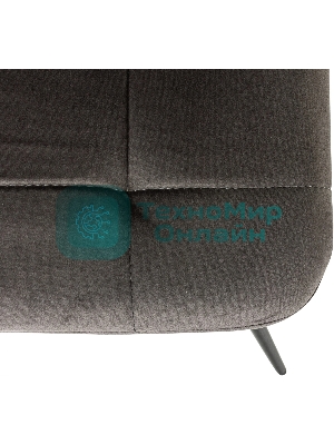 Стул для дома Бюрократ CH-K1 т.серый Holland 18 металл черный на ножках