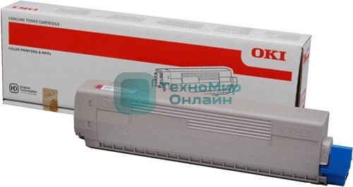 Картридж лазерный Oki C831/841 пурпурный 10K