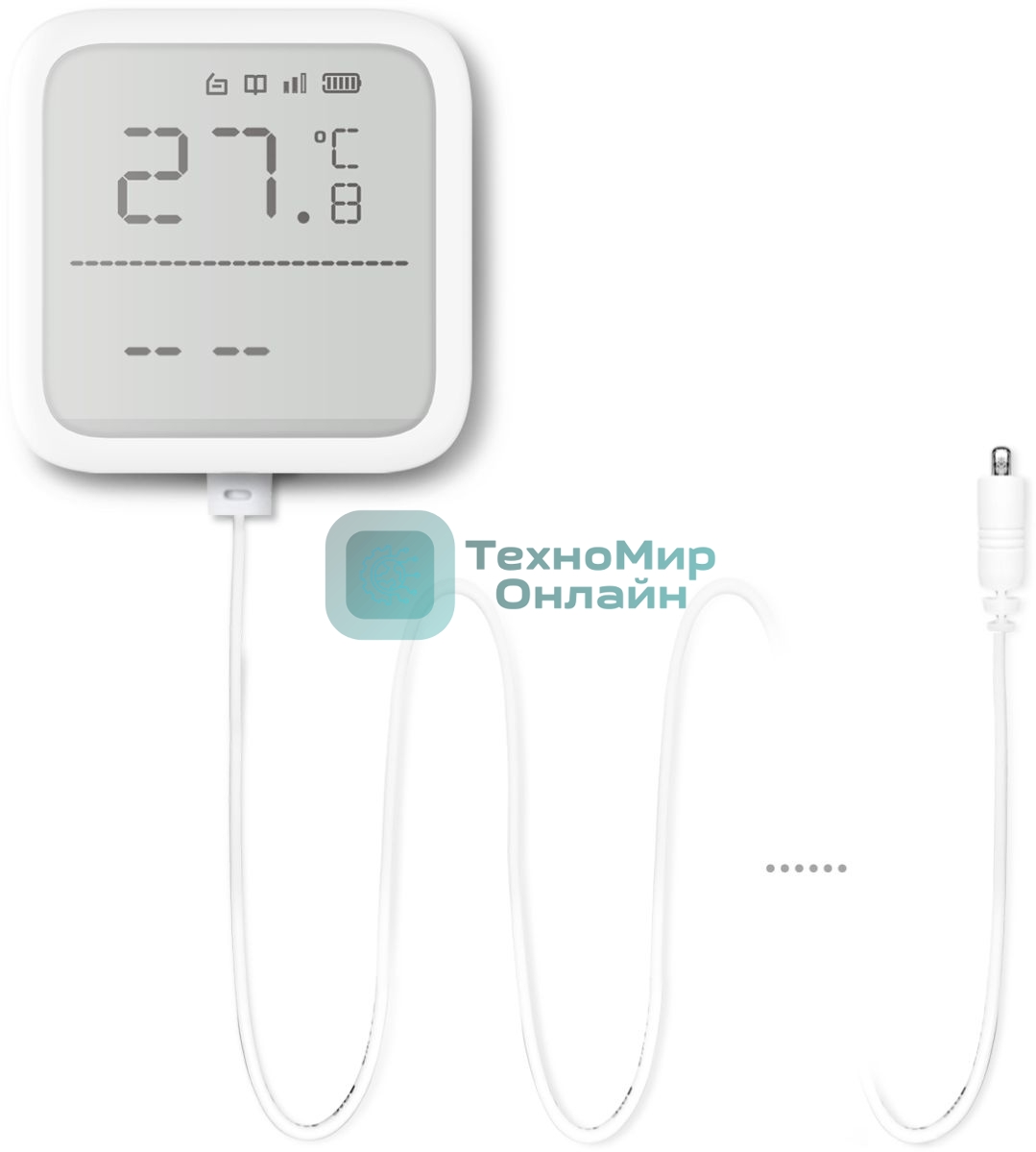 Датчик темпер./влажн. Hikvision DS-PDTPH-E-WE