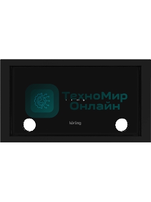 Вытяжка встраиваемая Korting KHI 6777 GN черный/черный, 52 см, 800 куб. м/ч, 52 дБ