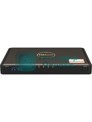 Сетевой RAID накопитель SMB QNAP TbS-464-8G NAS 4-bay M.2 NVMe, Intel Celeron N5105 4-core/4-thread 2.0-2.9 GHz, 8 Gb DDR4, 2 x 2.5 GbE, 2xUSB 3.2 Gen 1 port, 3xUSB 2.0 port, 2xHDMI Output