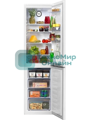 Холодильник Beko B1RCNK332W белый двухкамерный 200/100л морозилка снизу, No Frost