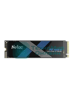 Накопитель SSD Netac NV7000-Q, 4Tb, M.2 2280, PCIe 4.0 x4, NVMe, R/W 7100/6200, с радиатором