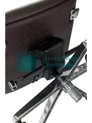 Кресло Бюрократ VEGA коричневый, кожа