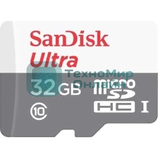Флеш карта microSD 32Gb SanDisk microSDHC Class 10 Ultra UHS-I 100MB/s
