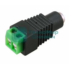 Разъем питания Rexant гнездо 2.1х5.5 с клеммной колодкой