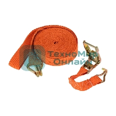 Стяжка для груза Rexant багажная с крюками, с храповым механизмом, 5х0.038 м