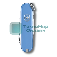 Нож перочинный Victorinox Classic Summer Rain (0.6223.28G) 58мм 7 функций карт.коробка