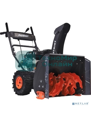 Снегоуборщик PATRIOT PS 707 E, Двигатель 7л.с до -25 °С; 212 сс; Стартер ручной/220V; LED-фара, Панель c увеличенным диапазоном скоростей 6 вперед/2 назад; Ширина ковша 610мм +100(26
