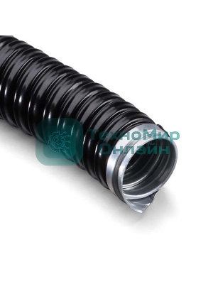 Металлорукав Rexant в ПВХ изоляции МРПИнг-32 (РЗ-Ц-ПВХнг) черный