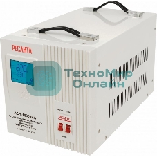 Стабилизатор напряжения Ресанта АСН-10000БА однофазный серый (63/6/40)