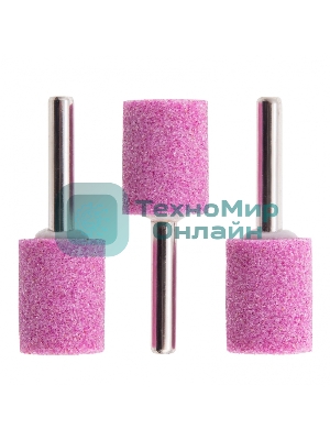 Шарошка абразивная Matrix, цилиндр, 19 x 25 мм, хвостовик 6 мм, F46, 3шт.