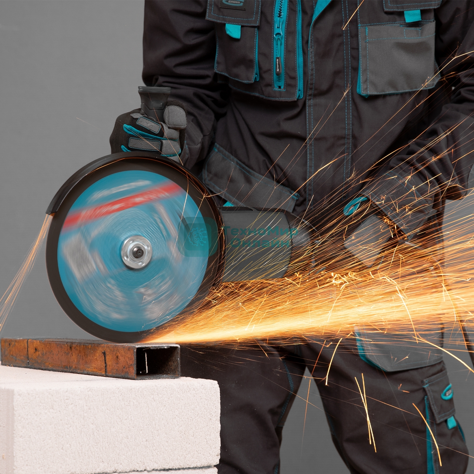 Круг отрезной по металлу Gross 230 х 2,0 х 22,2 мм, WA36TBF, в метал. банке, 5 шт.