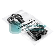 Кабель питания (UPS) ExeGate Special EC20-1,8S (IEC 320 C19->C20, 3*1.5мм2, CCA, черный, 1.8м)