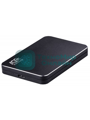 Внешний корпус для HDD AgeStar 3UB2A18 SATA алюминий черный 2.5