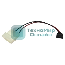 Внутренний кабель-переходник питания SATA Power 6pin to Big 4pin Advantech 96CB-SATAPOWER-6P2 SATA POWER ADAPTER 6PIN TO BIG 4 PIN, 10 см