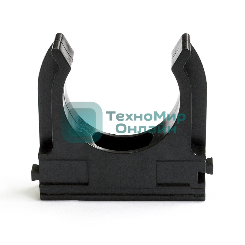 Крепеж-клипса Rexant для трубы ø 16 мм, черная (100 шт./уп.)
