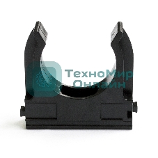 Крепеж-клипса Rexant для трубы ø 16 мм, черная (100 шт./уп.)