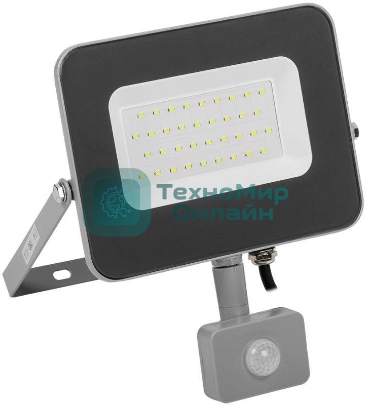 Прожектор IEK LPDO702-30-K03 СДО 07-30Д светодиодный серый с ДД IP44 IEK