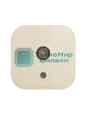 Розетка телевизионная TV Legrand 782245 (Слоновая кость)