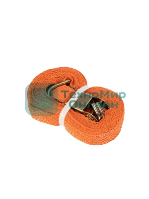 Стяжка для груза Rexant багажная с крюками, с храповым механизмом, 5х0.038 м