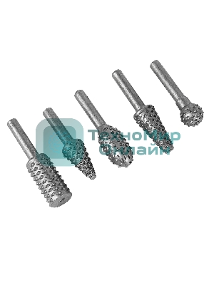 Набор шарошек Matrix по дереву 5шт.