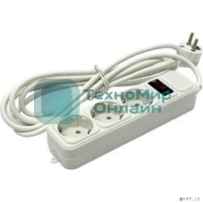 Сетевой фильтр ExeGate EX221184RUS SP-3-5W (3 розетки, 5 м, евровилка, белый)