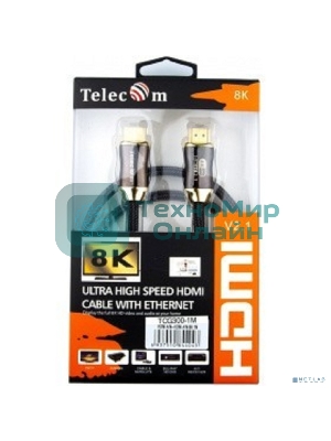 Кабель HDMI-HDMI 1M V2.1 TCG300-1M TELECOM