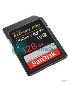 Флеш карта SanDisk Extreme PRO 128Gb SDXC Memory Card 200MB/s