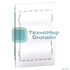 Бокс СП Easy9 встраив. с бел. двер. 3 ряда по 12мод IP40 IK07 80А 2 клеммы SchE