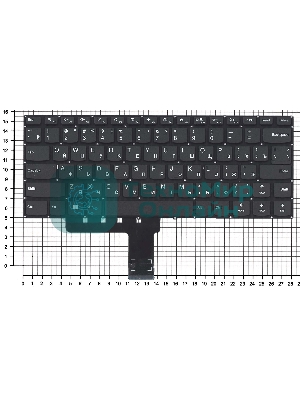 Клавиатура для ноутбука Lenovo IdeaPad 310-14ISK черная