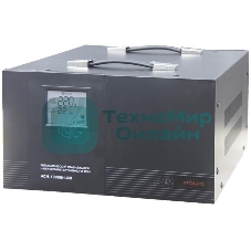 Стабилизаторы напряжения Ресанта АСН-10 000/1-ЭМ 63/1/8 Стабилизатор 220В±2%, Габариты 400х323х183, Вес 24 кг