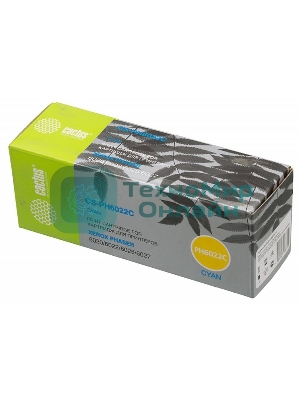 Картридж лазерный Cactus CS-PH6022C (106R02760) голубой (1000 стр.) для Xerox Phaser 6020/6022/WC6025/6027