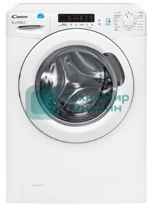 Стирально-сушильная машина Candy CSW4 365D/2-07 белый загр.фронтальная макс.:6кг 1300 об/мин класс: В