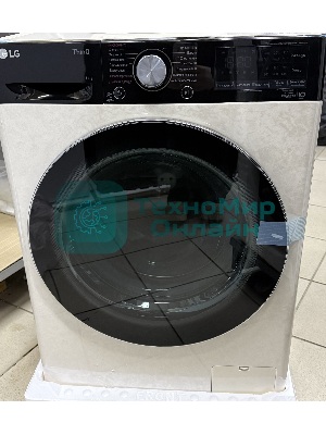 (Поврежденный товар) Стиральная машина LG F2V5HS9B бежевый 7кг [См.описание!]
